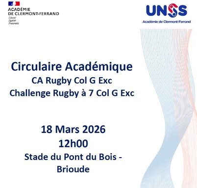 CA Rugby à 7 Minimes garçons section sportive
